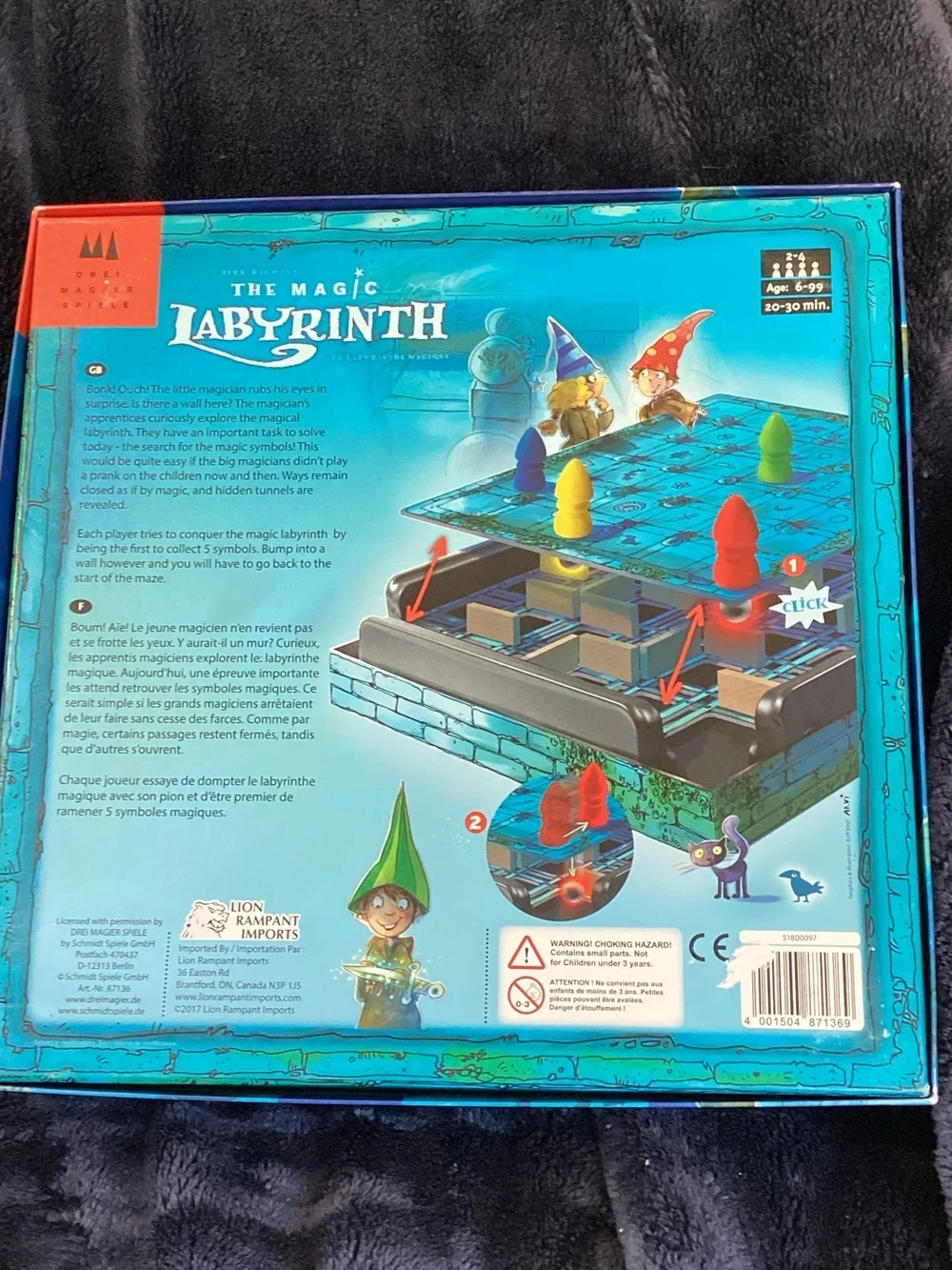 The Magic Labyrinth Game Dirk Baumann Drei Magier 2017 Maze Marbles Fantasy